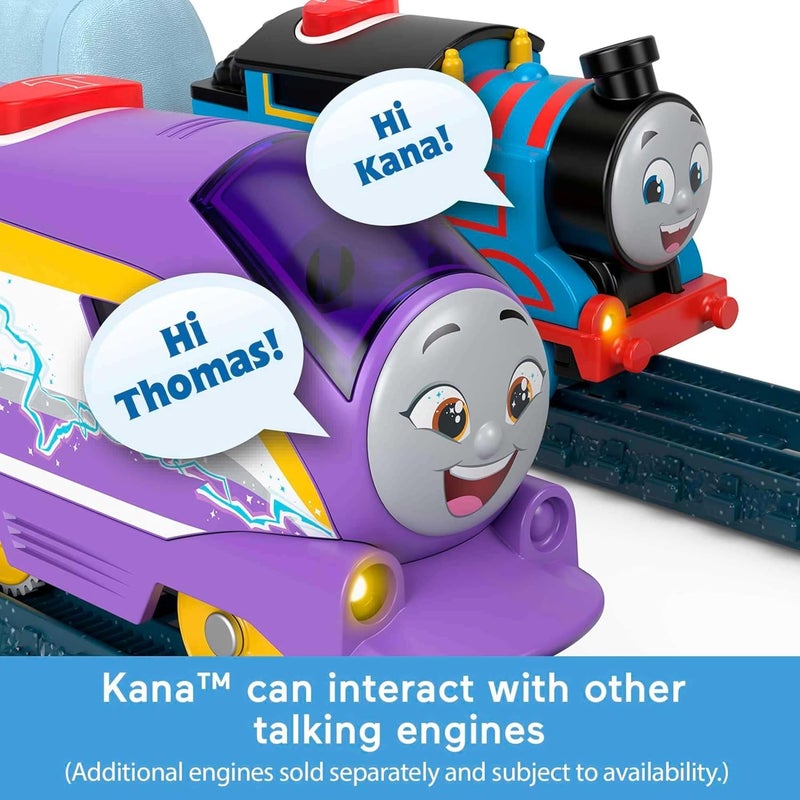 THOMAS & FRIENDS قطار لعبة كهربائي يتحدث مع محرك كينا وأصوات وعبوات شحن للعب التظاهر للأطفال من عمر 3 سنوات فما فوق - Image 5